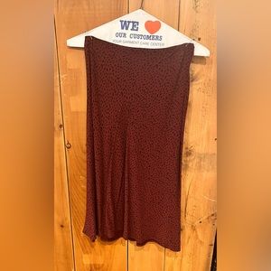 Rails midi skirt with side zip